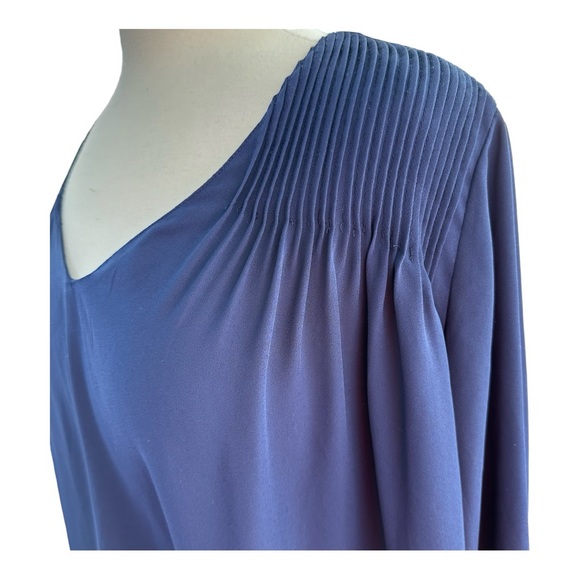 BANANA REPUBLIC Women's Long Sleeve Pleated Blouse Size XL - Picture 7 of 9
